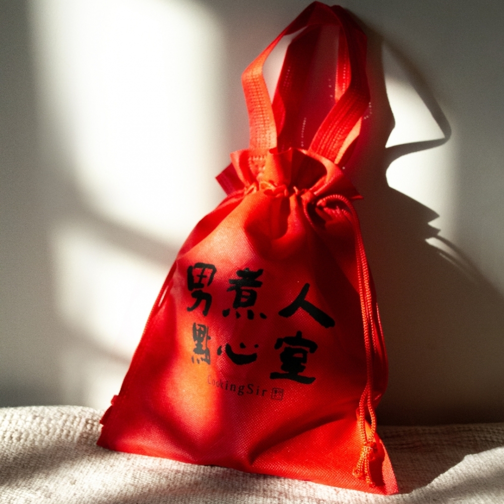 蕾絲紅提袋 (大)