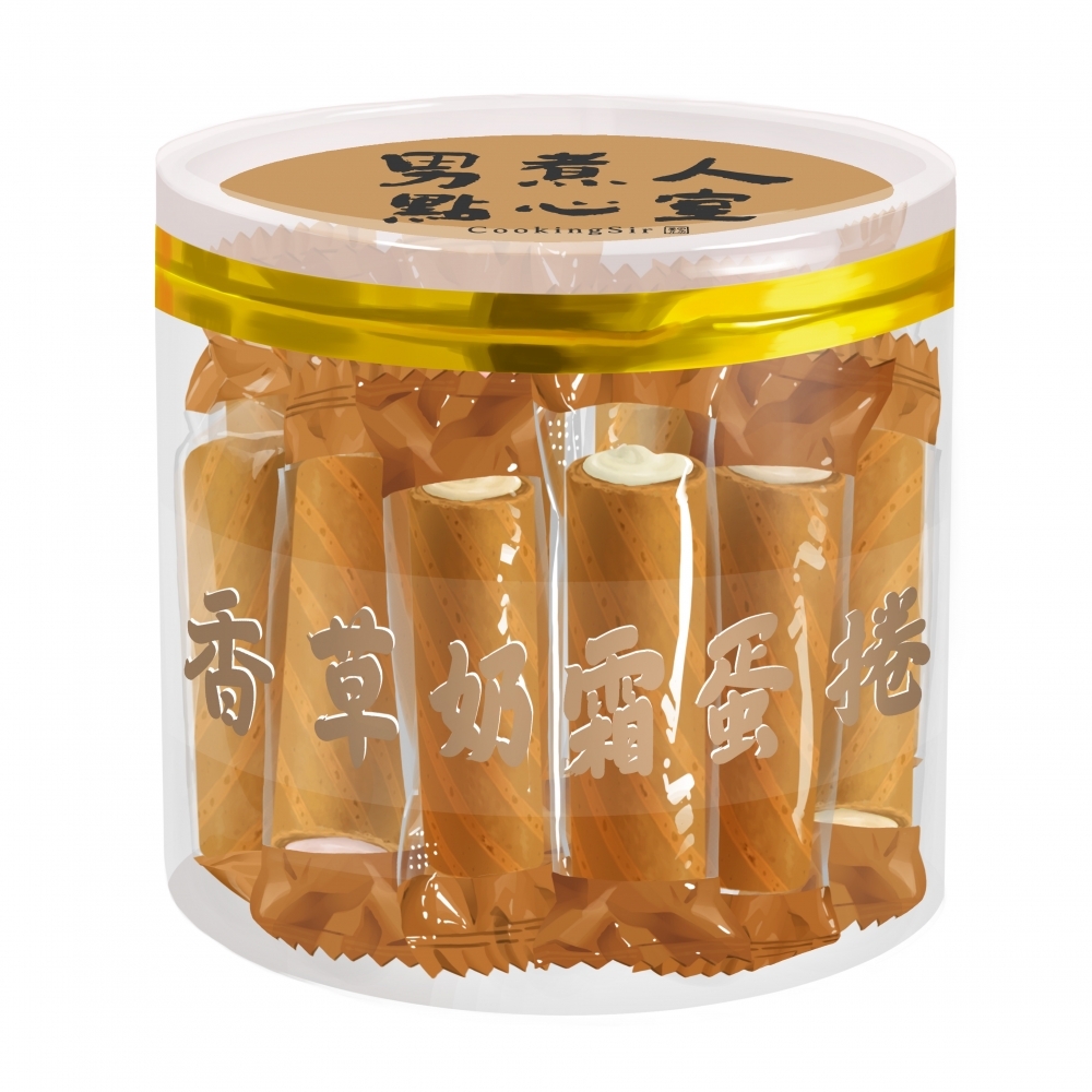 香草奶霜蛋捲 （蛋奶素）